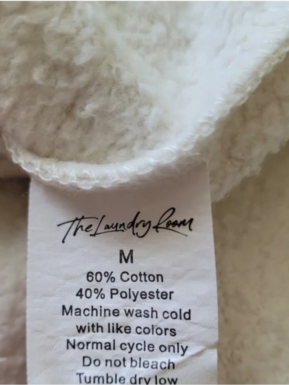 Anthropologie NWT The Laundry Room Sweatshirt Oversized size M - Picture 6 of 7